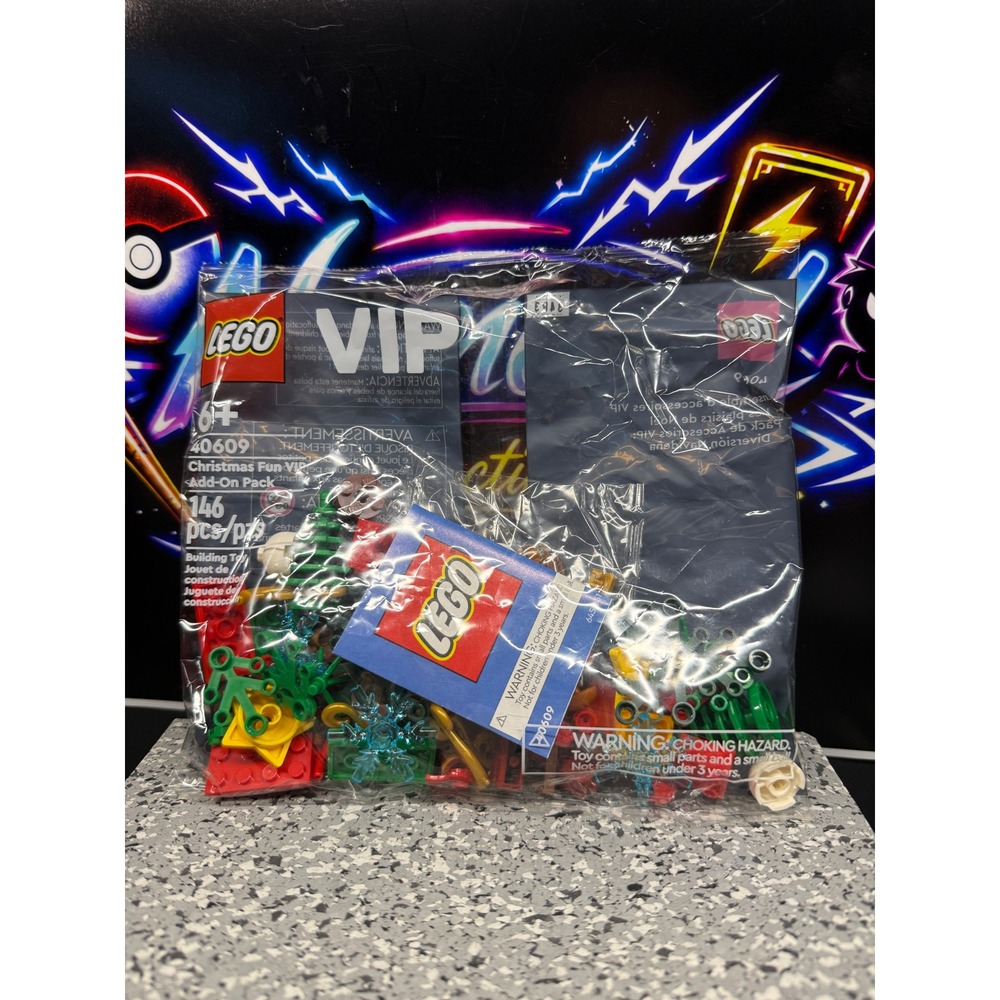 LEGO 40609 Christmas Fun VIP Add-On Pack 146 Pieces Polybag New Holiday Set